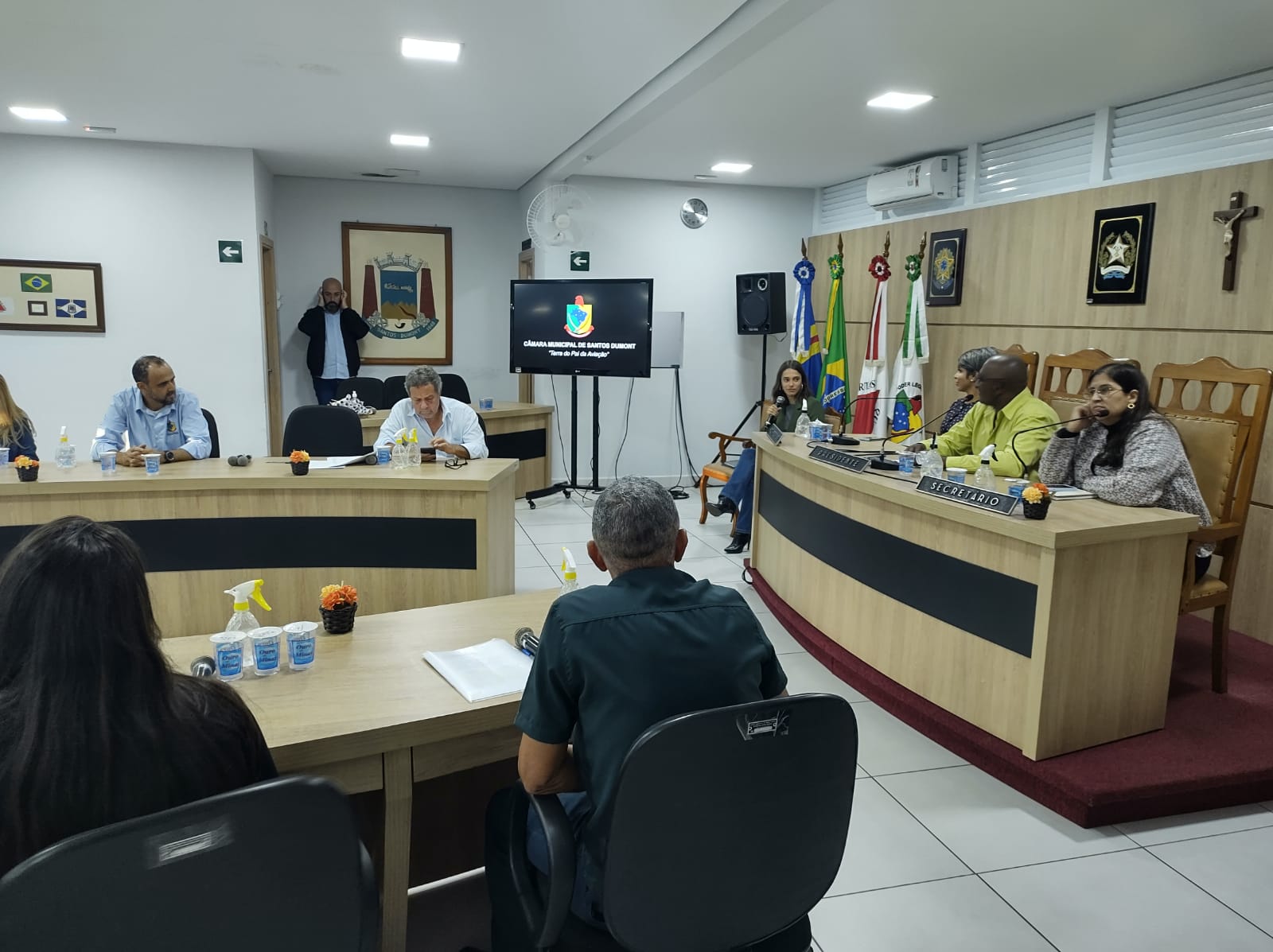 Secretária de Obras passa por sabatina na Câmara de Santos Dumont